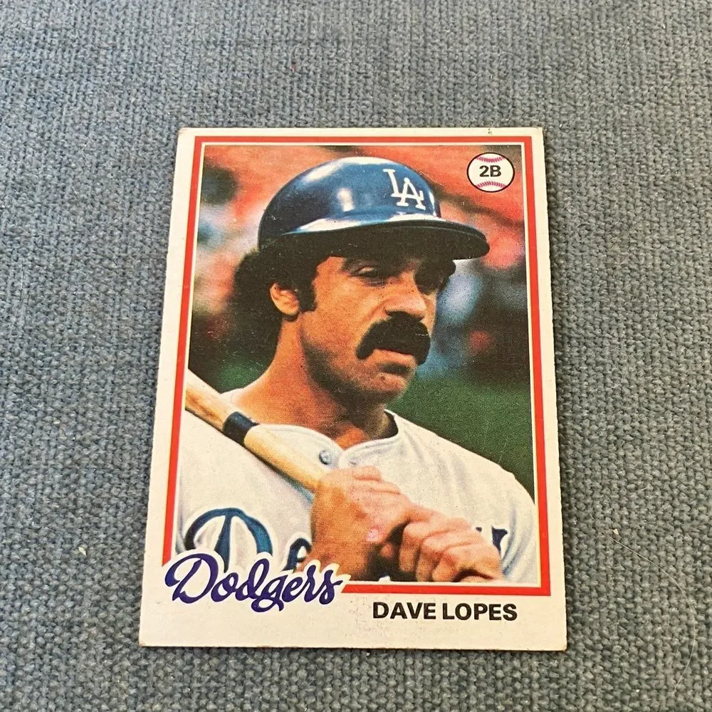1978 Topps Los Angeles Dodgers Baseball Card Trading Card